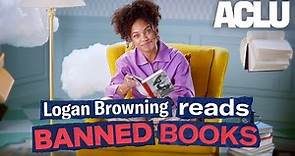 Logan Browning Reads Banned Books | ACLU | The Bluest Eye by Toni Morrison