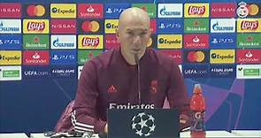 Zinedine Zidane: "Nos merecemos las críticas del otro día, yo el primero"
