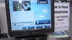 NCR Self-Checkout @ Lowes