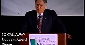 1995 Georgia Freedom Award Dinner: Bo Callaway