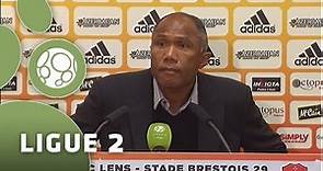 Conférence de presse RC Lens - Stade Brestois 29 (0-1) - 2013/2014
