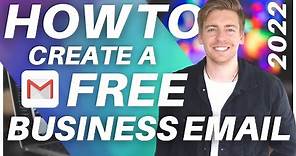 How To Create A FREE Business Email | Setup with Gmail