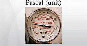 Pascal (unit)