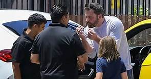 La reacción de Ben Affleck cuando su hijo de 10 años chocó un Lamborghini con un BMW en Los Ángeles
