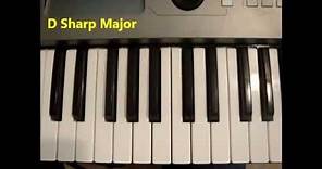 How To Play D Sharp Major (D# Maj) Chord On Piano And Keyboard