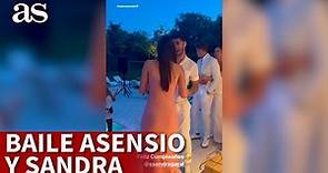Marco Asensio y Sandra Garal arrasan con este baile en su lujosa fiesta de cumpleaños