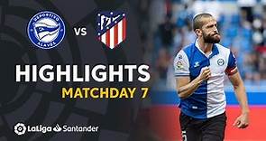 Resumen de Deportivo Alavés vs Atlético de Madrid (1-0)