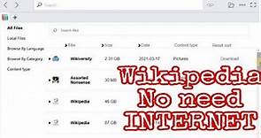 How to Download Wikipedia for Offline, At-Your-Fingertips Reading