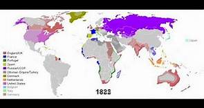 European Colonial Empires 1492-2008