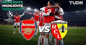 Arsenal 6-0 Lens - HIGHLIGHTS | UEFA Champions League 23/24 | TUDN