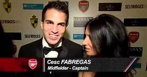 Cesc Fabregas with his Girlfriend Carla (EX)