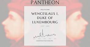 Wenceslaus I, Duke of Luxembourg Biography - Count of Luxembourg, Arlon and Durbuy