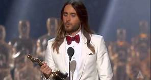 Jared Leto winning Best Supporting Actor | 86th Oscars (2014)