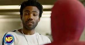Spiderman "Interrogates" Donald Glover | Spider-Man: Homecoming (2017) | Now Playing