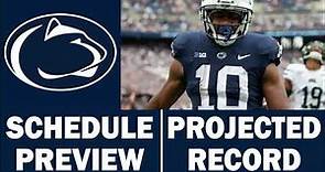 Penn State Football 2023 Schedule Preview & Record Projection