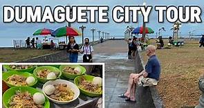 DUMAGUETE CITY TOUR | Walking in Downtown Area + Food Tour at Dumaguete Baywalk | Philippines
