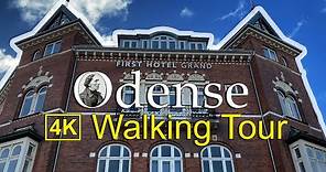 ⁴ᴷ⁶⁰ Odense City Hans Christian Andersen Town | Odense City Tour | Walking Denmark 4k HD