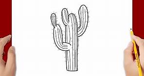 Cómo dibujar un cactus