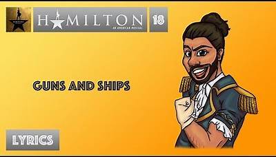 #18 Hamilton - Guns And Ships [[VIDEO LYRICS]]