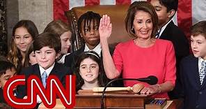 Nancy Pelosi takes House speaker oath with children at her side