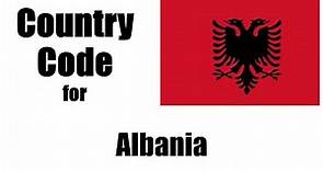 Albania Dialing Code - Albanian Country Code - Telephone Area Codes in Albania