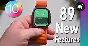 89 NEW Features in watchOS 10! EVERYTHING New for Apple Watch!