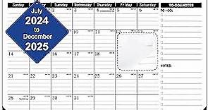 Desk Calendar 2024-2025 -July 2024 to December 2025, Desk Calendar 18 Months 22"x 17" Perfect for Home, School or Office