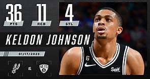 Keldon Johnson becomes FIRST Spurs player with 35+ PTS, 10+ REB & 4 STL since 1994 🔥