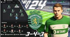 How To Play Like Sporting CP With Rúben Amorim's 3-4-3 Tactics | EA FC 24