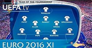 The UEFA EURO 2016 Team of the Tournament
