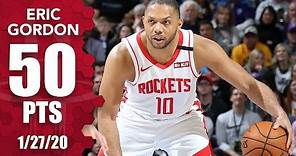 Eric Gordon erupts for career-high 50 points for Rockets vs. Jazz | 2019-20 NBA Highlights