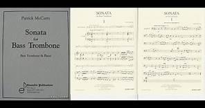 Patrick McCarty Sonata for Bass Trombone and Strings