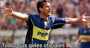 Todos los goles oficiales de Marcelo "Chelo" Delgado en Boca