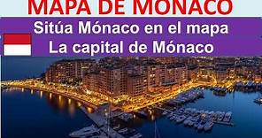 Mapa de Monaco. Donde esta Monaco. Capital de Monaco
