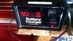 Sears Old Car Battery Charger Demo