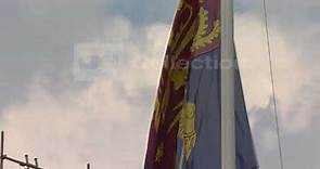 Royal flag flies at Buckingham Palace