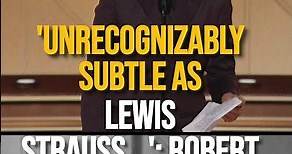 'Unrecognizably Subtle As Lewis Strauss...': Robert Downey Jr. On Golden Globe Win