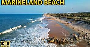 Marineland Beach Aerial View - Marineland Florida