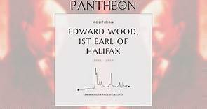 Edward Wood, 1st Earl of Halifax Biography - British politician (1881–1959)