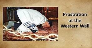 Prostration at the Western Wall