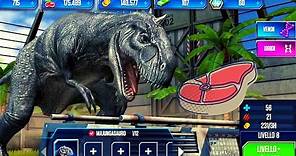 JURASSIC WORLD 🦖🎮 Vastatore nutre il Majungasauro! 🍖🥓 [Gameplay]
