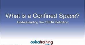 Free OSHA Training Tutorial - Identifying Confined Spaces