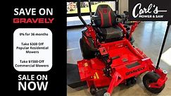 Save Big On Gravely Mowers