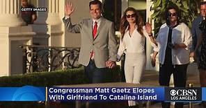 Florida Congressman Matt Gaetz Elopes With Girlfriend To Catalina Island