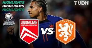 Gibraltar 0-6 Países Bajos - HIGHLIGHTS | UEFA Qualifiers 2023 | TUDN