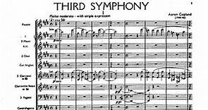 Aaron Copland - Symphony no. 3 (with score)