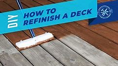 DIY Refinish a Deck