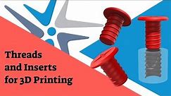Design Threads and Inserts for 3D Printing with [ Shapr3D ]