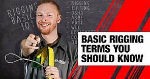 Basic Rigging Terms You Should Know