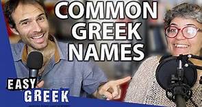 Top 24 Most Common Greek Names | Easy Greek 186